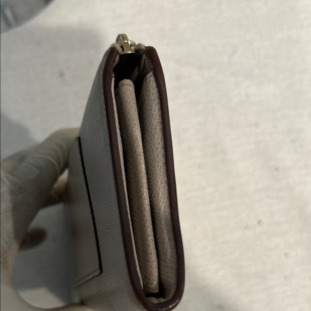 Coach Taupe Leather Wallet - Picture 4 of 12